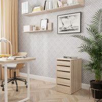 Тумба с ящиками ДОМУС Квадро-1 вяз светлый